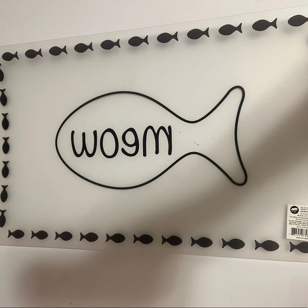 “Meow” Whisker City Fish Placemat